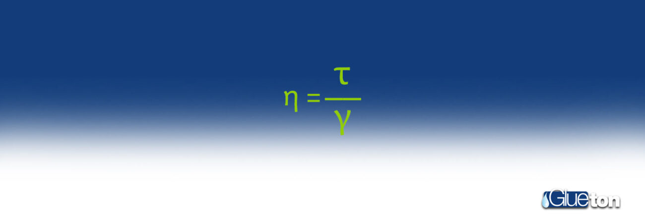 formula viscosità applicata alla colla